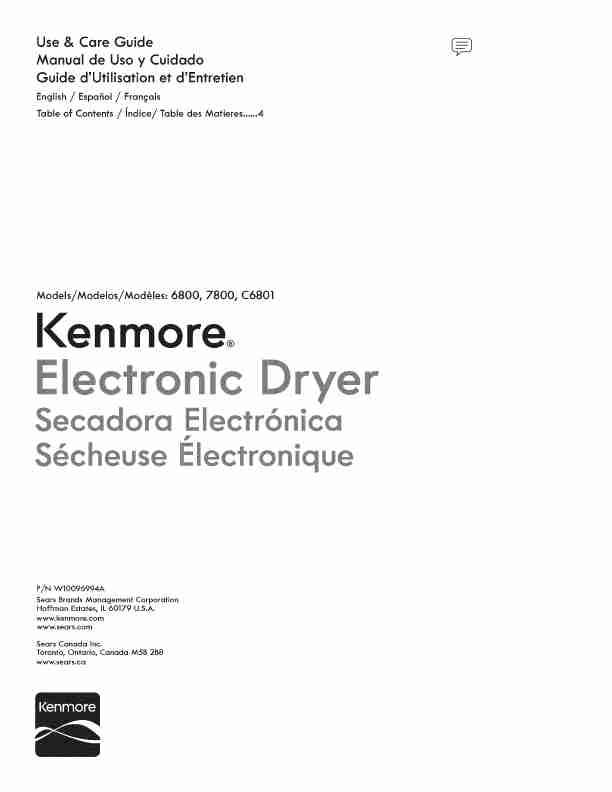 Kenmore Clothes Dryer 6800-page_pdf